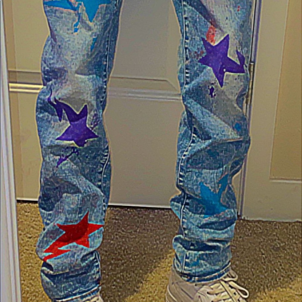 Custom Bapesta Jeans
